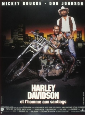 couverture film Harley Davidson et l'homme aux santiags