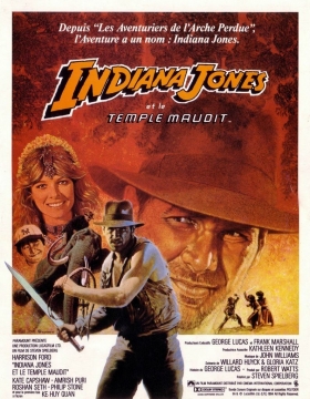 couverture film Indiana Jones et le Temple maudit