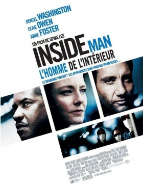 couverture film Inside Man, l'homme de l'intérieur