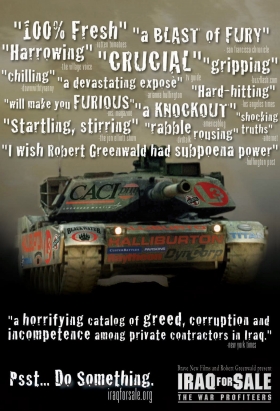 couverture film Iraq for Sale: The War Profiteers