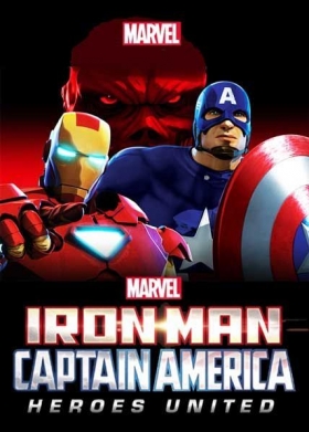 couverture film Iron Man and Captain America : Heroes United