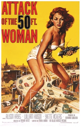 couverture film L&#039;attaque de la femme de 50 pieds