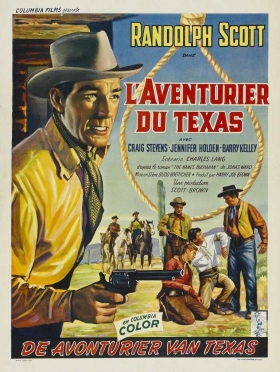 couverture film L'Aventurier du Texas