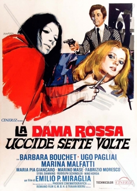 couverture film La Dame Rouge tua sept fois