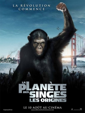 couverture film La Planète des singes : Les Origines