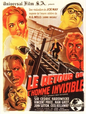 couverture film Le Retour de l&#039;homme invisible