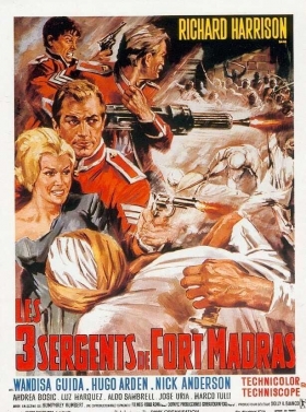 couverture film Les trois sergents de fort Madras