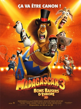 couverture film Madagascar 3 : Bons Baisers d&#039;Europe