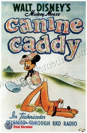 couverture film Mickey et Pluto golfeurs