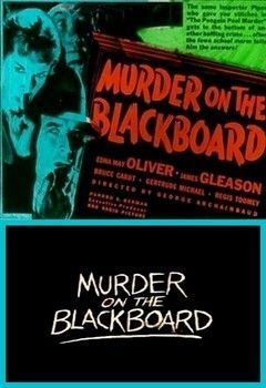 couverture film Murder on the Blackboard