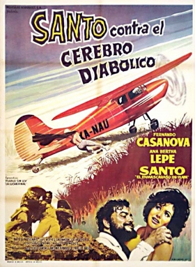 couverture film Santo Contra el Cerebro Diabólico