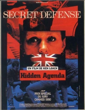 couverture film Secret défense (Hidden Agenda)