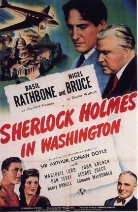 couverture film Sherlock Holmes à Washington