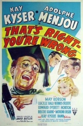 couverture film That's Right - You're Wrong