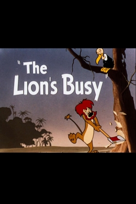 couverture film The Lion&#039;s Busy