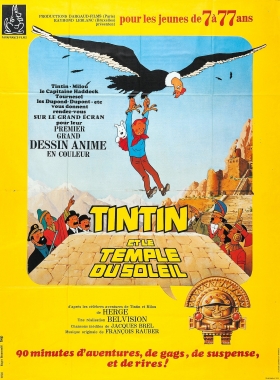 couverture film Tintin et le Temple du soleil