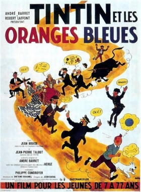 couverture film Tintin et les Oranges bleues