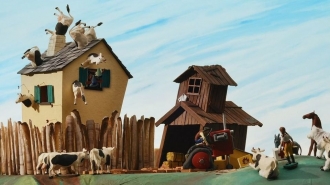 extrait film Panique au village