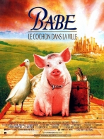 couverture bande dessinée Babe, le cochon dans la ville