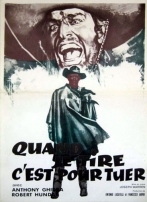 couverture bande dessinée Quand je tire c'est pour tuer