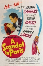 couverture bande dessinée Scandale à Paris