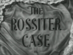 couverture bande dessinée The Rossiter Case