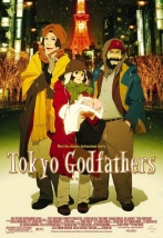 couverture bande dessinée Tokyo Godfathers