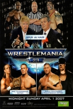 couverture bande dessinée WrestleMania 23