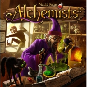 couverture jeu de société Alchemists