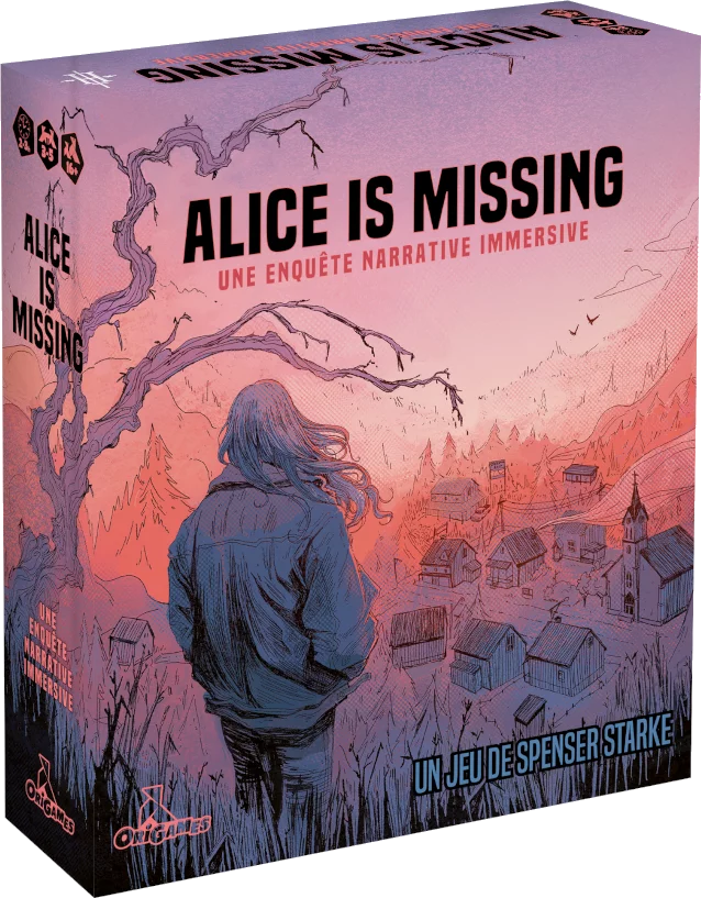 couverture jeu de société Alice is Missing