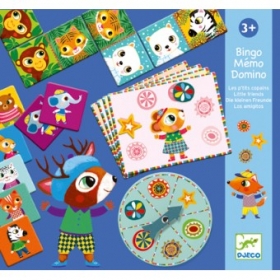 couverture jeu de société Bingo Memo Domino - Les P&#039;tits Copains