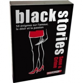 couverture jeu de société Black Stories - Sexe &amp; Crime