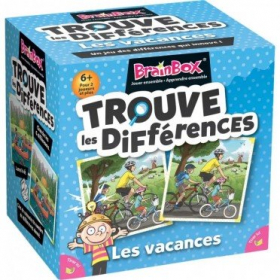 couverture jeux-de-societe BrainBox : Trouve les Différences – Vacances