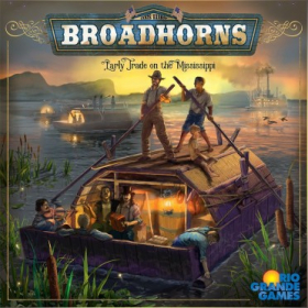 couverture jeu de société Broadhorns: Early Trade on the Mississippi