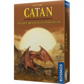 couverture jeu de société Catan - Trésors, Dragons &amp; Explorateurs