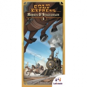 couverture jeux-de-societe Colt Express (Anglais) - Horses & Stagecoach