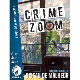 couverture jeu de société Crime Zoom - Oiseau de Malheur