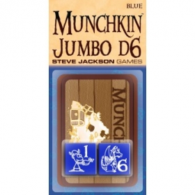 couverture jeu de société D6 Jumbo Munchkin Dice - Blue