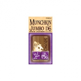 couverture jeu de société D6 Jumbo Munchkin Dice - Purple