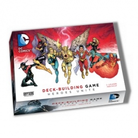 couverture jeu de société DC Comics Deck-Building Game: Heroes Unite
