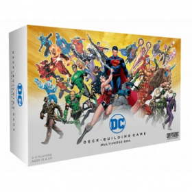 couverture jeu de société DC Comics Deck-Building Game: Multiverse Box