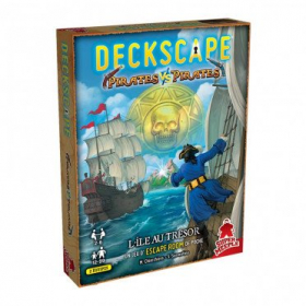 couverture jeu de société Deckscape - Equipage vs Equipage : L&#039;île au Tresor