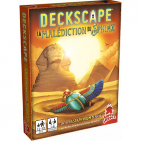 couverture jeu de société Deckscape - La Malédiction du Sphinx