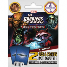 couverture jeu de société Dice Masters - Gardiens de la Galaxie : Boîte de 90 Boosters