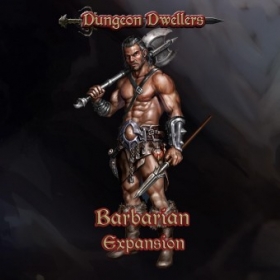 couverture jeux-de-societe Dungeon Dwellers - Barbarian Expansion