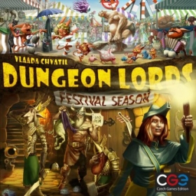 couverture jeu de société Dungeon Lords : Festival Season