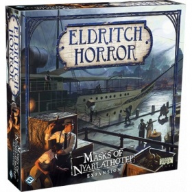couverture jeu de société Eldritch Horror - Masks of Nyarlathotep Expansion