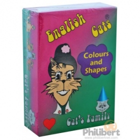 couverture jeu de société English Cats - Shapes and Colours