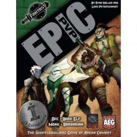 couverture jeu de société Epic PVP: Fantasy - Expansion 1 (Orc, Dark Elf, Monk, Barbarian)
