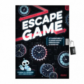 couverture jeu de société Escape Game x3 Aventures 1 - Le Dernier Dragon / Opération Pizza / Le Hacker Fou